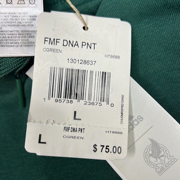 Adidas MEXICO DNA SWEAT PANTS
Size L
Green/Red - Picture 12 of 16